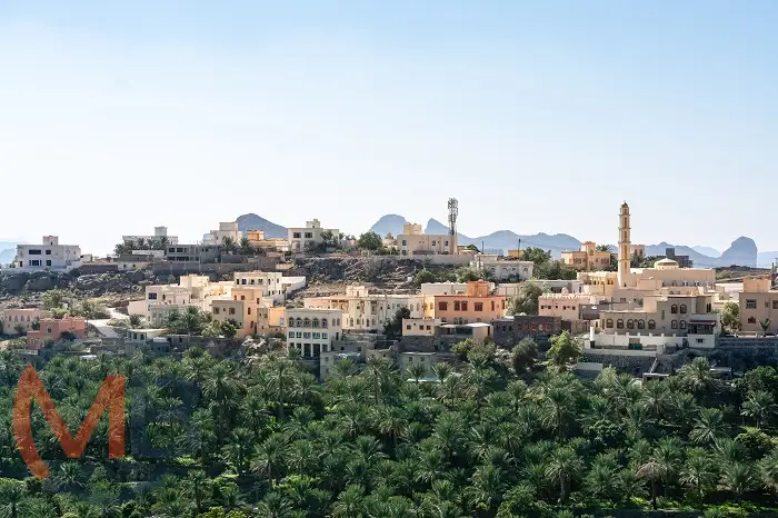 Misfat Al Abriyeen: a historic mountain village in Wilayat Al Hamra (District), Ad Dakhiliyah Governorate known for traditional Omani architecture, lush terraced farms, and an ancient falaj irrigation system