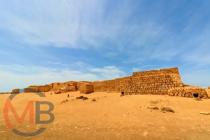 Archaeological ruins of Samahram Old City near Salalah (Wilayat), Dhofar Governorate, showcasing ancient stone structures and pathways